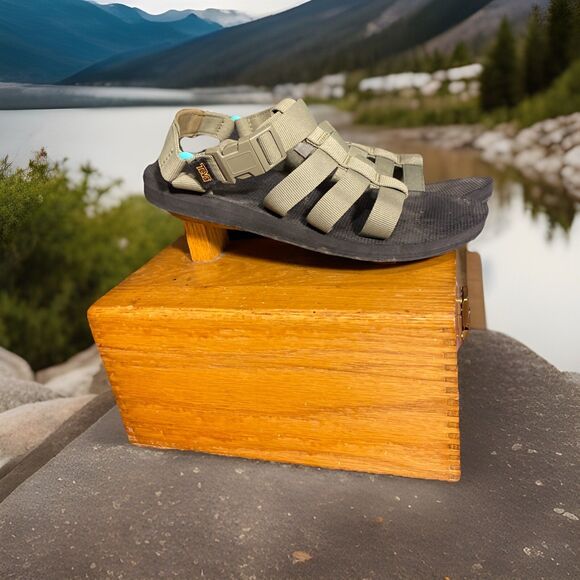 Teva Original Dorado Desert Sage Strappy Sandals‎ 1106854 Women's US Size 9 - Picture 1 of 14